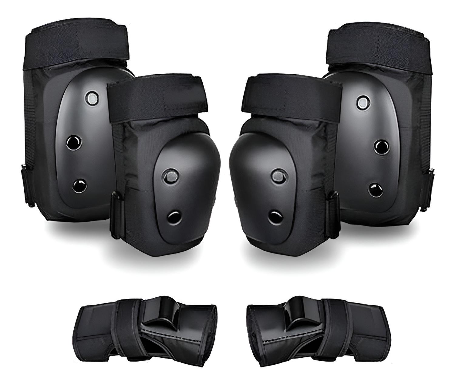 Genérica - Set Protección Adulto Rodilleras Coderas Muñequeras Roller Multicolor