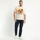 thumbnail image 1 of Polera Manga Corta Cuello Redondo Print Beige beige 2XL, 1 of 4