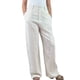 thumbnail image 1 of Pantalon Palazzo Premium Tipo Lino Semi Formal Casual Boton 902, 1 of 3