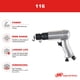 thumbnail image 2 of Martillo Neumático Ingersoll Rand 116, 3500 GPM, Carrera de 6,7 cm, 2 of 2