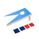thumbnail image 1 of Juego de lanzamiento de sacos de arena, juego de Cornhole, sacos de juego interactivos portátiles para el hogar, niños, familia, niños y niñas, juego azul, 1 of 5
