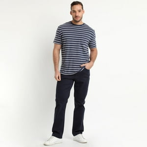 Truval - Polera Look Denim Azul Marino Azul Marino 3Xl