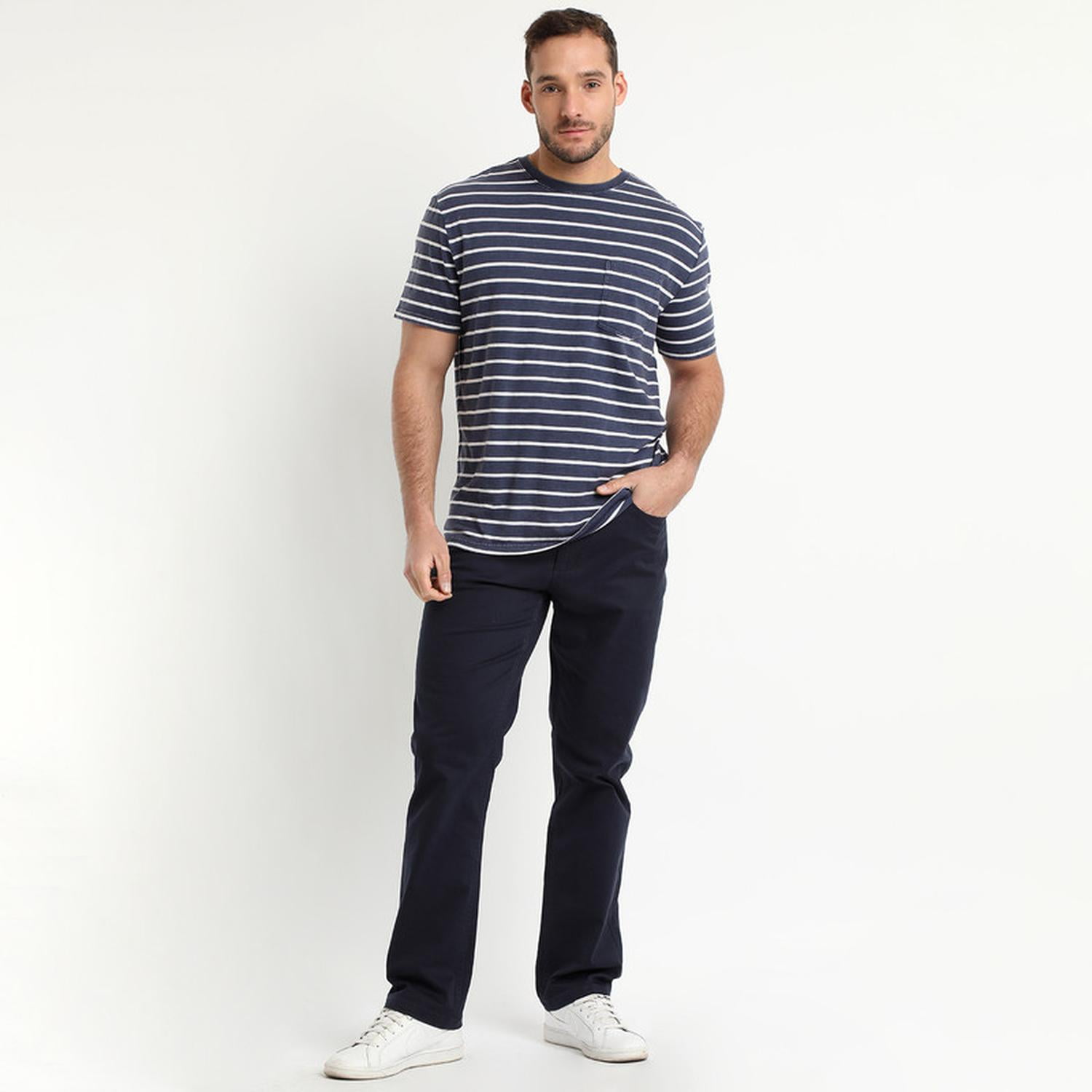 Truval - Polera Look Denim Azul Marino Azul Marino L