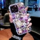 thumbnail image 5 of Funda MOSEZA iPhone 14 Brillo con Purpurina, Strass y Botella de Perfume, 5 of 7