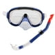 thumbnail image 1 of Juego De Snorkel Con Vista Amplia, Máscara De Buceo, Gafas De Natación, Gafas De Buceo Para Bajo El Agua, Azul Claro, 1 of 3
