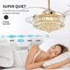 thumbnail image 3 of Ventilador de Techo Chandelier Deliyfans 42 Pulgadas LED Regulable, 3 of 3