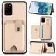 thumbnail image 1 of Funda Billetera Tejida para Samsung Galaxy S20 Plus con Soporte y Tarjetero Beige, 1 of 4