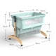 thumbnail image 2 of Cuna colecho verde Nilo estructura madera, 2 of 5