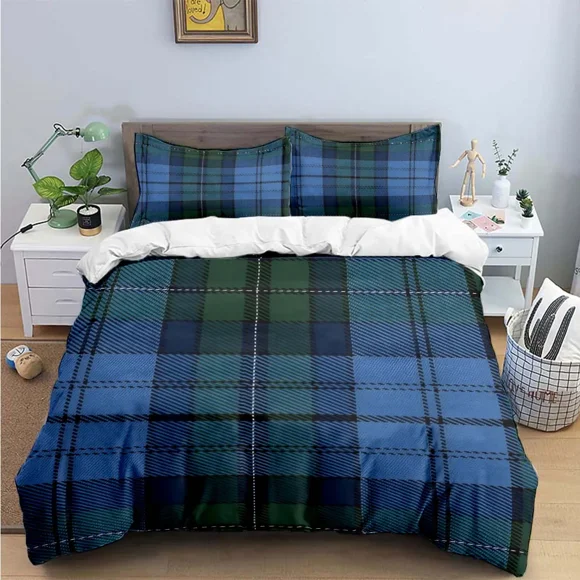 Classic Plaid, Square Print Bedding Sets Exquisite Bed Supplies Set Duvet Cover Bed Comforter Set Bedding Set Luxury Gift