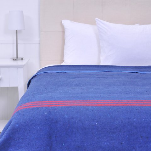 Plumetti - Frazada Termica Queen Lineas Azul