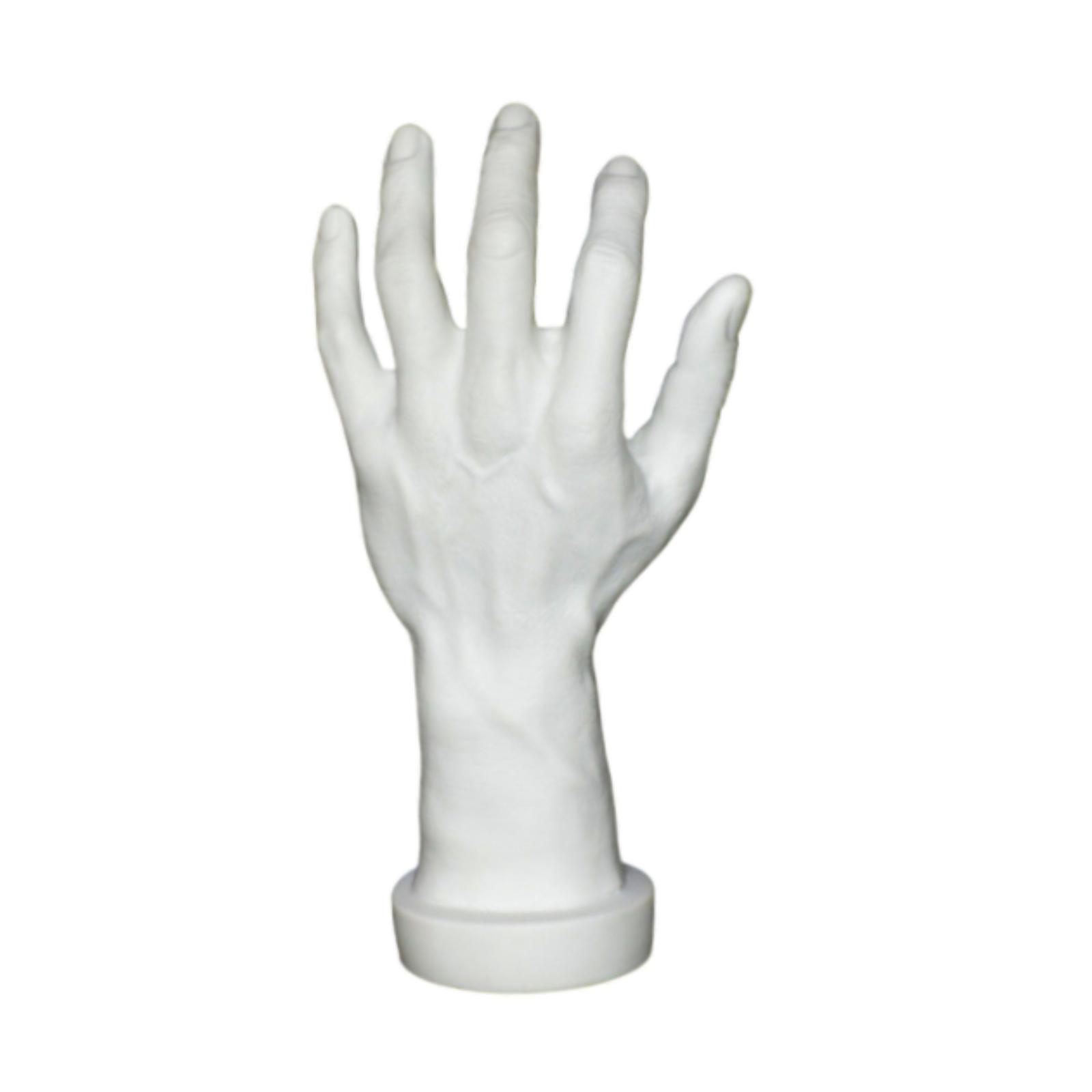 Magideal - Mannequín Maniquí De Maniquí Espeluznante Decoraciones De La Casa Embrujada De La Casa Halloween Mano Falsa Para El Entrenamiento De Uñas De La Fiesta Blanco