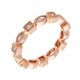 thumbnail image 1 of Anillo Elegant Confetti Petunia 18k Oro Apilable, 7 CZ, 1 of 9