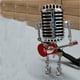 thumbnail image 1 of 1pc Vintage Microphone Robot Desk Lamp, Metal Microphone Robot Lamp With Mini Guitar, Robot Touch Dimmer Lamp, Vintage Light Home Decor Nightstand Desk Lamp For Bedroom, Bar, Restaurant, 1 of 4