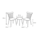 thumbnail image 3 of Set de Terraza Windsor Magic - Blanco / Gris, 3 of 3