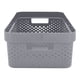 thumbnail image 2 of Cesta Almacenamiento 11L plastico, Gris 1 un, 2 of 4