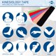 thumbnail image 3 of Cinesiology Tape Axion PRECUT Mix Set 120 tiras 25 x 5 cm, 3 of 9