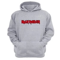 Genérico - Polerón Canguro Iron Maiden Gris Claro Talla L Unisex