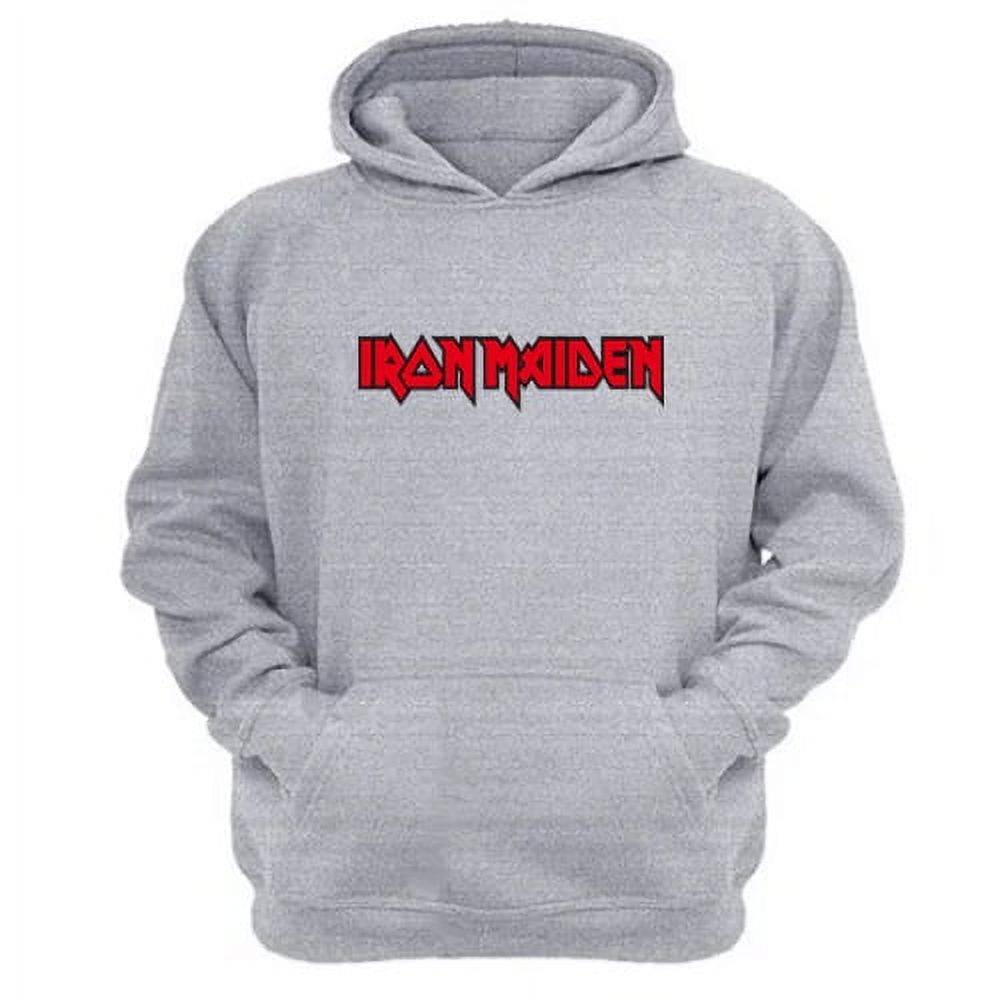 Genérico - Polerón Canguro Iron Maiden Gris Claro Talla Xl Unisex