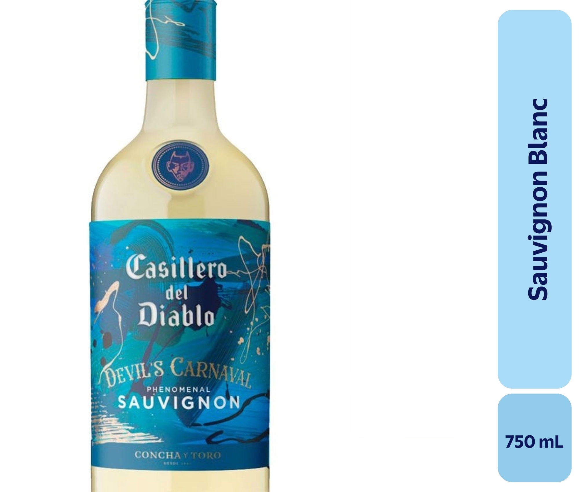 Vino Sauvignon Blanc Botella 750 mL Casillero Del Diablo