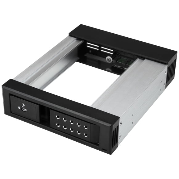 Bahía SATA/SAS sin bandeja StarTech.com 3,5 pulg. a 5,25 pulg. de Aluminio