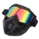 thumbnail image 1 of Casco de soldador Máscara de soldador Cómodo protector facial antisalpicaduras Protección para los ojos para el hogar, pulido, mujeres, hombres, mano Barbilla redonda coloreada, 1 of 5