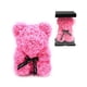 thumbnail image 2 of Oso De Petalos De Rosa De Goma Eva, Rosado, 2 of 3