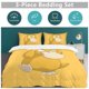 thumbnail image 5 of Psyduck Bed Duvet Cover Funny Anime Cartoon Bedding Sets Lightweight 3 Piece Comforter Sets, 5 of 5