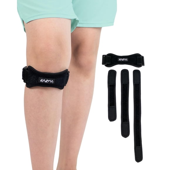 Correa de rodillera KARM Kids Osgood Schlatter Support negra