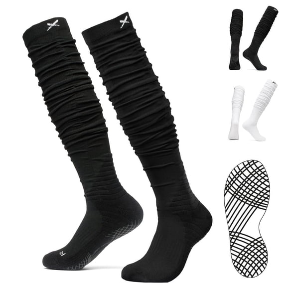 Medias de Fútbol LUX Sports DualGrip Largas con Agarre Acolchado