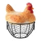 thumbnail image 2 of Cesta para huevos de gallina, contenedor de almacenamiento de huevos, alambre rústico para recolección de huevos frescos, cesta de almacenamiento para, 2 of 5