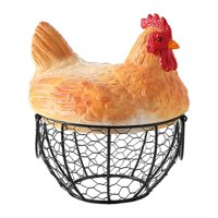 Bothyi - Cesta Para Huevos Para Recoger Huevos Frescos Cesta Rústica De Frutas Para La Despensa De La Cocina