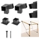 thumbnail image 1 of Kit Soportes Pérgola 3 Vías 9x9cm Acero Inclinado 15 Grados, 1 of 9