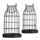 thumbnail image 3 of Farol De Vela De Granja Con Base De Madera Retro Para Encimera, Sala De Estar Interior, 3 of 5