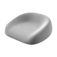 Bothyi - Cojín Elevador Para Asiento De Bebé, Cojín Para Silla De Comedor Para Bebés, Bebés Y Niños Pequeños, Color Gris