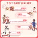 thumbnail image 2 of Push Walker QDRAGON 5 en 1 para niña de 6 a 12 meses, color rojo, 2 of 3