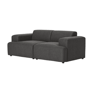 Franjawood - Sofa Gaspar 2 Cuerpo Gris Oscuro
