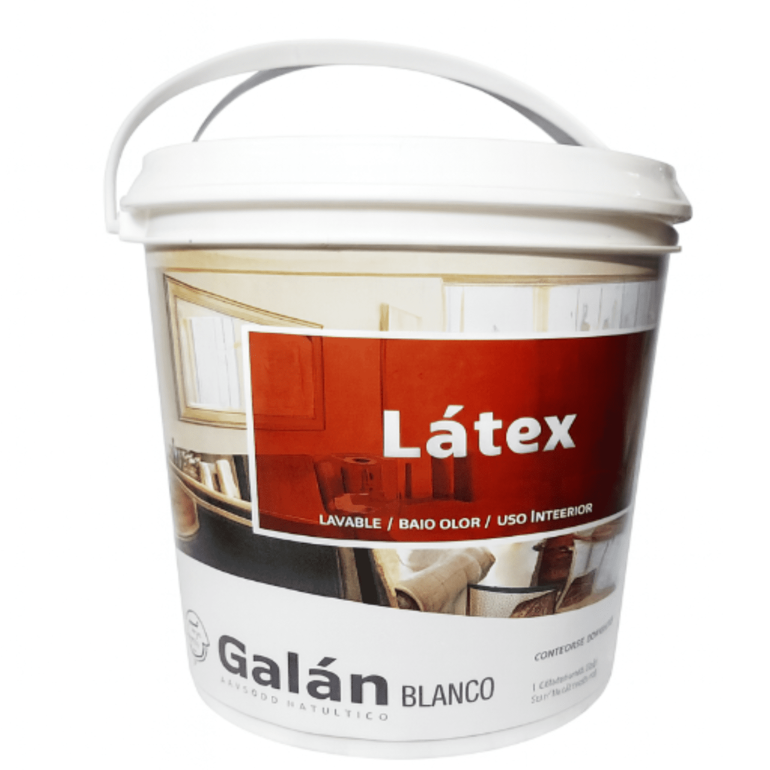 Pintura Galon Latex Blanco Mate Galan