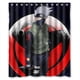 thumbnail image 1 of Cortina de ducha Naruto Kakashi, juego de cortina de baño con ganchos, tamaño 60 x 72 pulgadas, 1 of 3
