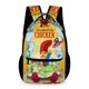 thumbnail image 1 of Pollo Interrumpido Mochila Escolar para Niños y Niñas, Mochila Infantil de Alta Calidad Ligera, Grande y Duradera 43x15x32cm, 1 of 6