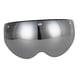 thumbnail image 1 of Visera Para Casco De Motocicleta, Fácil De Instalar, Protección Contra El Viento, Lente Para Casco, Visera Plateada, 1 of 3