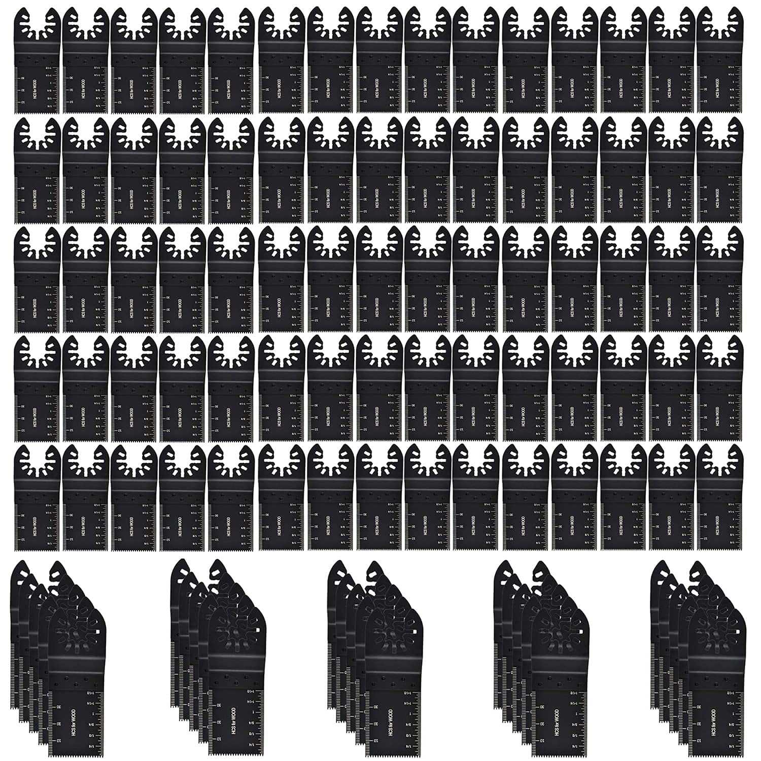 Hojas De Sierra Oscilantes Minchi257 Professional Universal, 100 Unidades