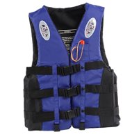 Ioensy - Chaqueta De Natación Equipo Deportivo Chaleco Salvavidas Portátil Para Navegación A La Deriva Navegación L Azul