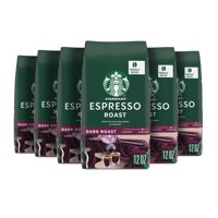 Granos De Café Starbucks Dark Roast Espresso, 6 X 355 Ml