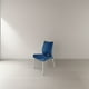 thumbnail image 1 of Silla Silla Plástica Azul Con Patas Metálicas Y Filtro U, 1 of 7