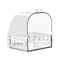 Ioensy - Baño Para Pájaros Sin Fugas, Cuenco De Agua, Bañera Para Pájaros Para Periquitos Canarios, Pájaros Pequeños