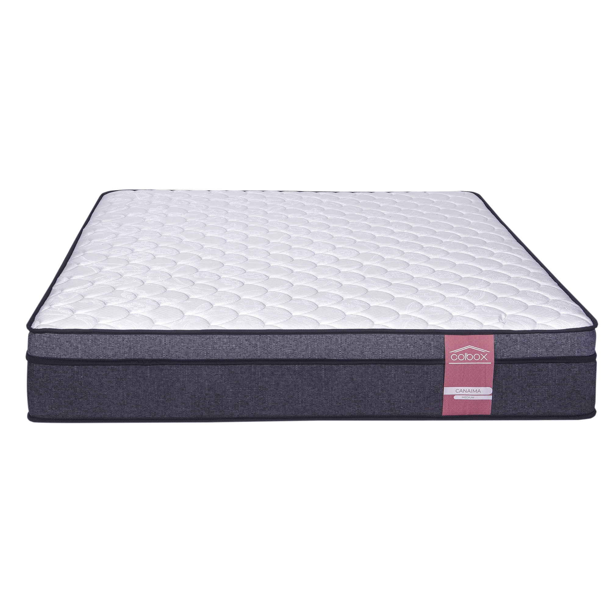 Colbox - Colchón Canaima 2 Plazas Negro 150x190x26 Cm