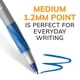 thumbnail image 4 of Bolígrafos BIC Round Stick Grip Xtra Comfort Blue, paquete de 12, 4 of 7