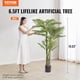 thumbnail image 2 of Palmera artificial de caña dorada VEVOR de 2 m con antivuelco, 2 of 3