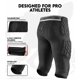 thumbnail image 3 of Faja de Fútbol Americano Penveer 7 Almohadillas Adulto Negro con Bolsillo para Protector, 3 of 6