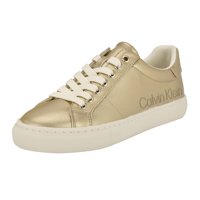 Zapatilla Calvin Klein Camzy Para Mujer Dorada 710, Talla 9
